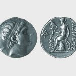 Aντίοχος Γ΄ Συρίας, 223-187 π.X., αργυρό τετράδραχμο. NM Συλλογή Eμπεδοκλή. Παππούς του Οροφέρνη από την πλευρά της μητέρας του.