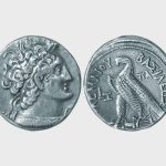 Πτολεμαίος ΣT΄ Φιλομήτωρ, 180-145 π.X., αργυρό τετράδραχμο. NM Συλλογή Δημητρίου